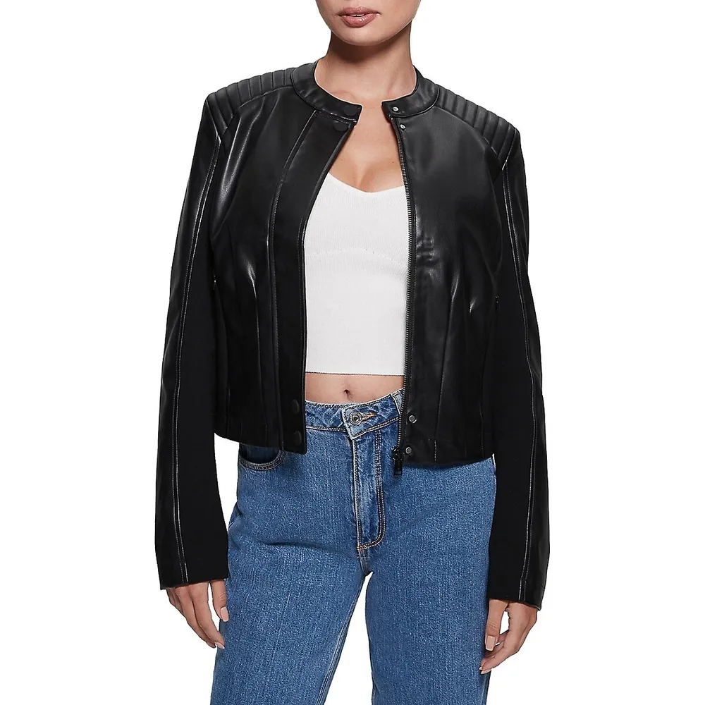 Fiammetta Vegan-Leather Jacket