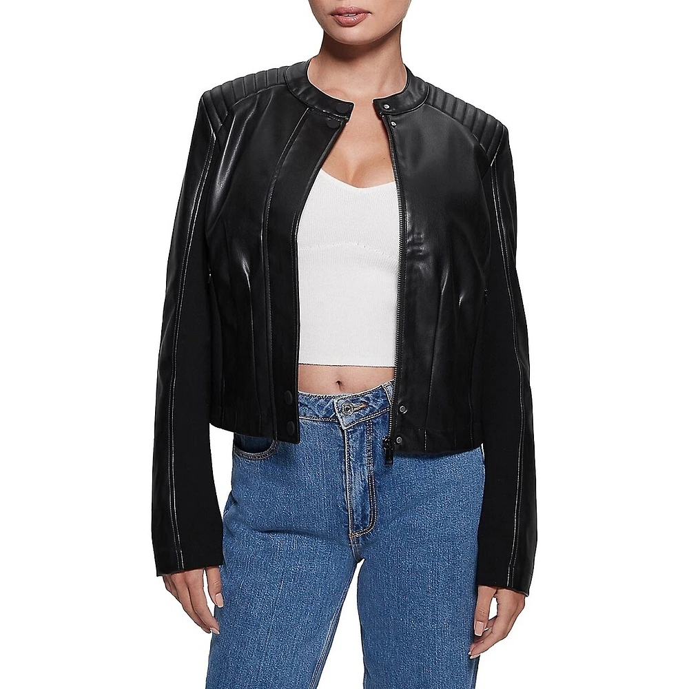 Fiammetta Vegan-Leather Jacket