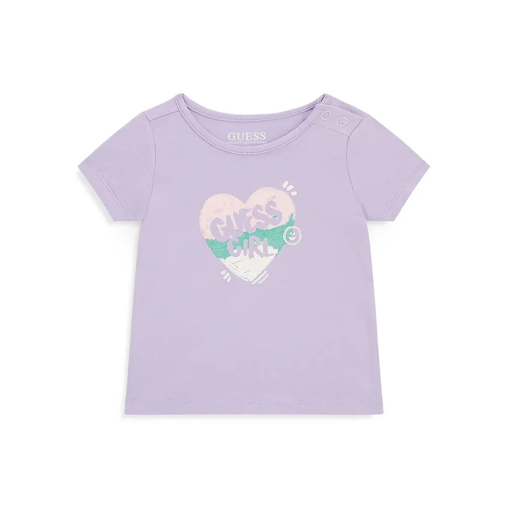 Baby Girl's Guess Girl Graphic T-Shirt