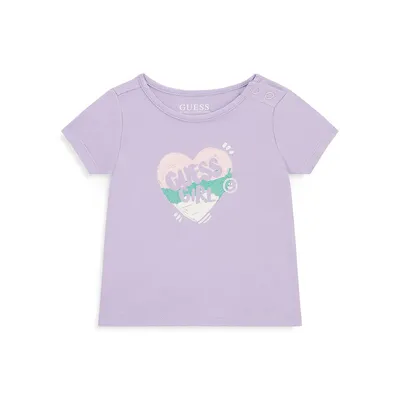 Baby Girl's Guess Girl Graphic T-Shirt