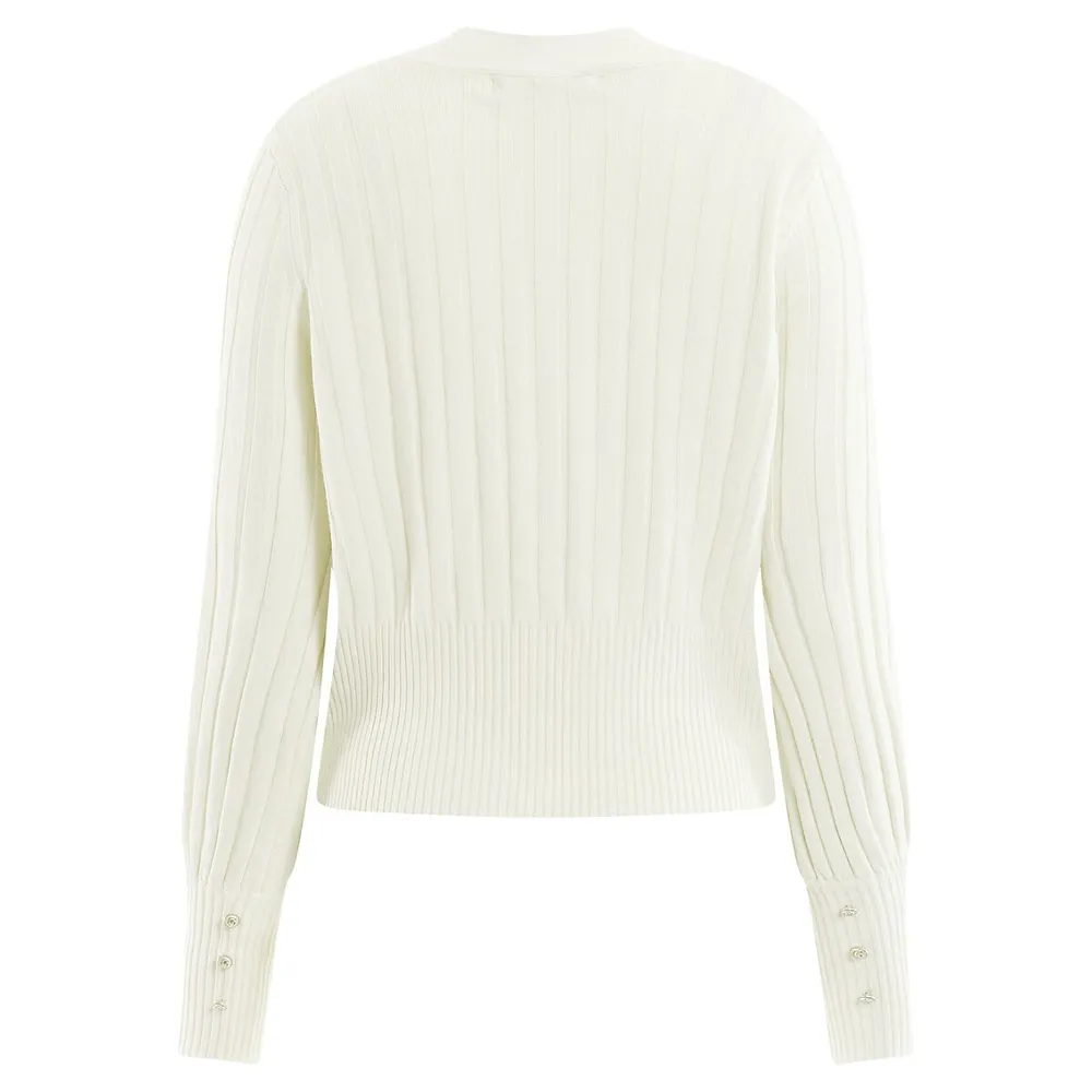 Long-Sleeve Agnes Cardi Sweater