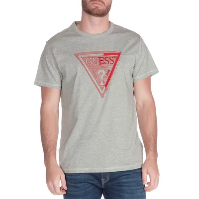 T-shirt étroit à logo triangulaire ombragé