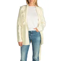 Guess Women's Long Sleeve Anne Belted Cardi Sweater