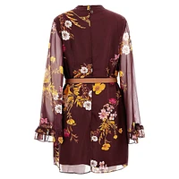 Long Sleeve Ilenia Belted Dress