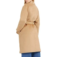 Ludovica Logo Wrap Coat