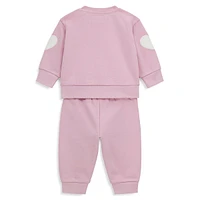 Baby Girl's Active Top and Pants Set