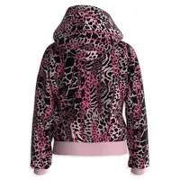 Little Girl's Guess Eco Hooded Long Sleeve Active Top
