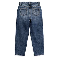 Girl's Denim Straight Pants