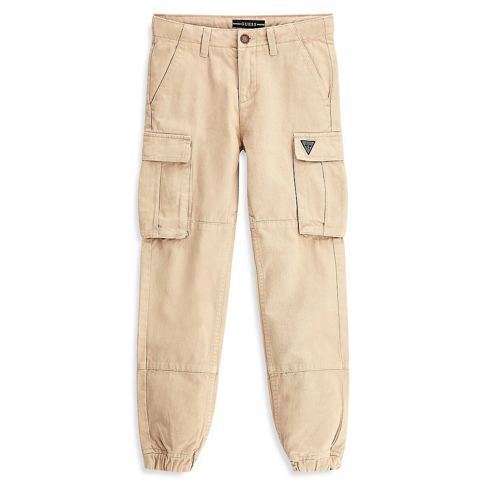 Boy's Garbardine Cargo Pants