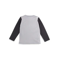 Little Boy's Long Sleeve Board Top