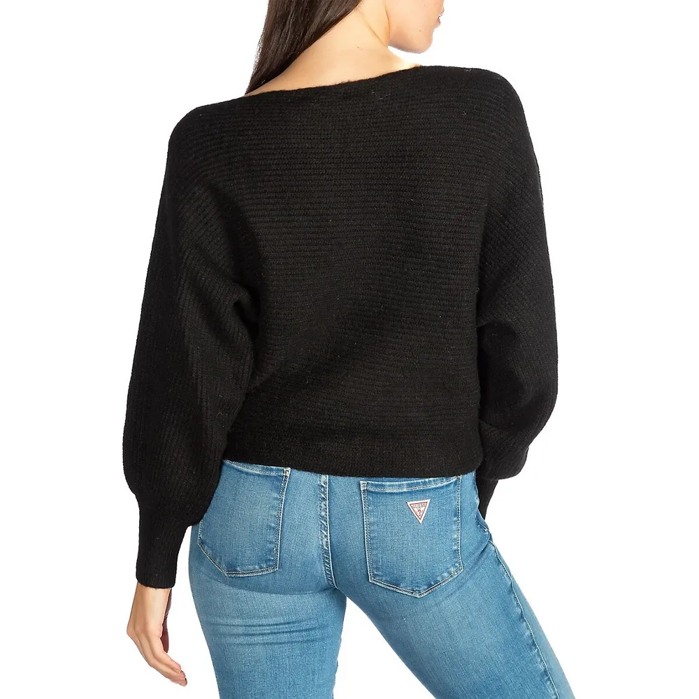 Long Sleeve Button Cuff Isadora Sweater