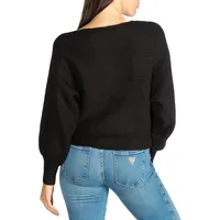 Long Sleeve Button Cuff Isadora Sweater