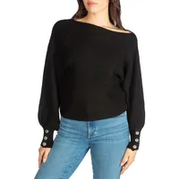 Long Sleeve Button Cuff Isadora Sweater