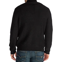 Guess Eco Carmen Zipneck Variable-Rib Sweater