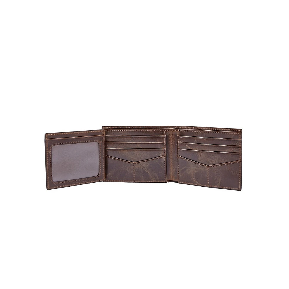 Leather Bi-Fold Wallet