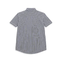 Little Boy's Organic Cotton Gingham Shirt