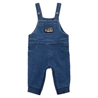 Baby Boy's 2-Piece T-Shirt & Denim Overall Set