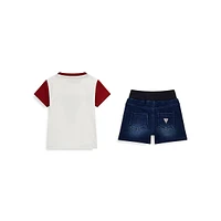 Baby Boy's 2-Piece T-Shirt & Shorts Set