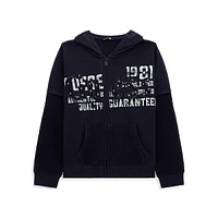 Boy's Full Zip Hooded Sweatshirt