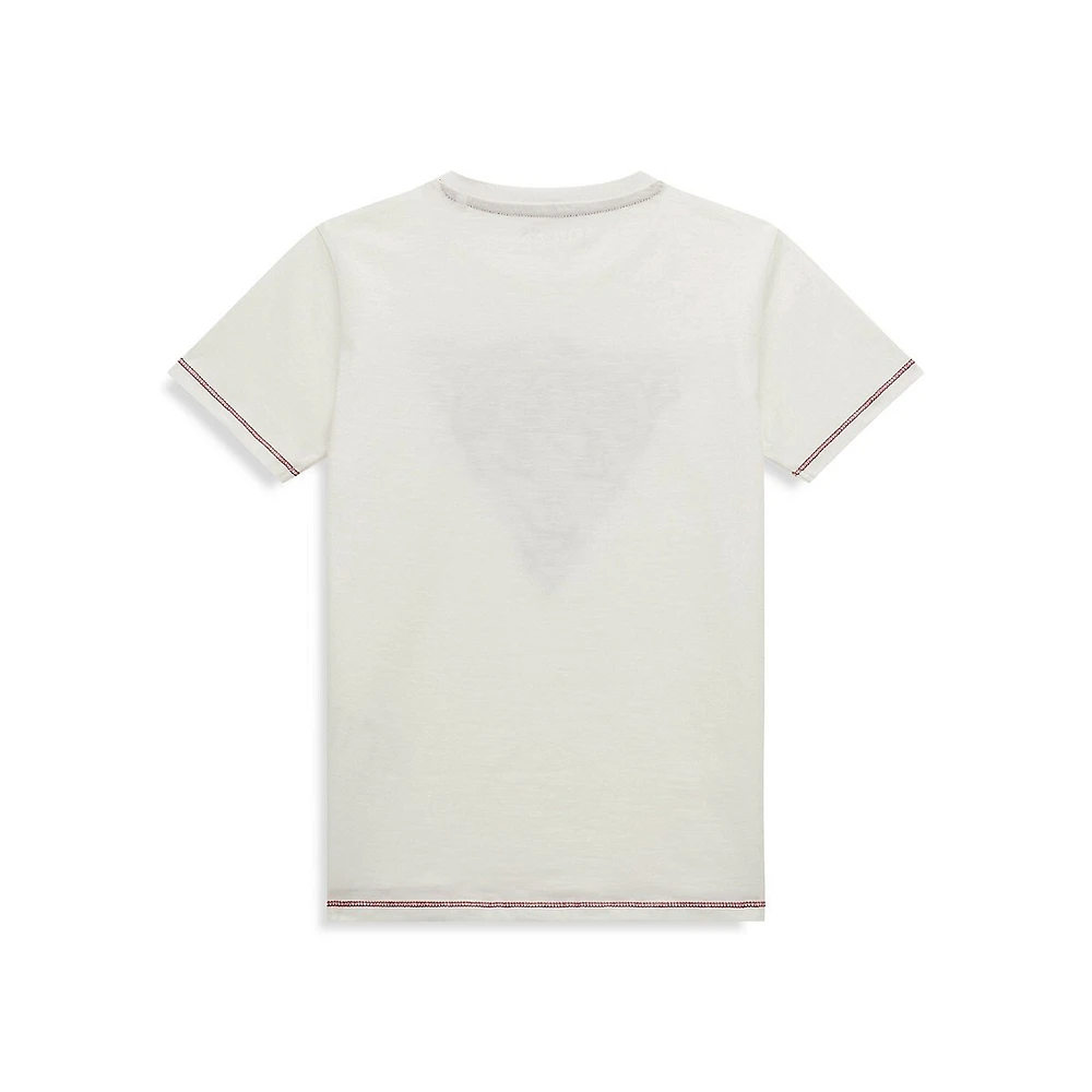 Boy's Guess Eco Jersey Slub Logo T-Shirt