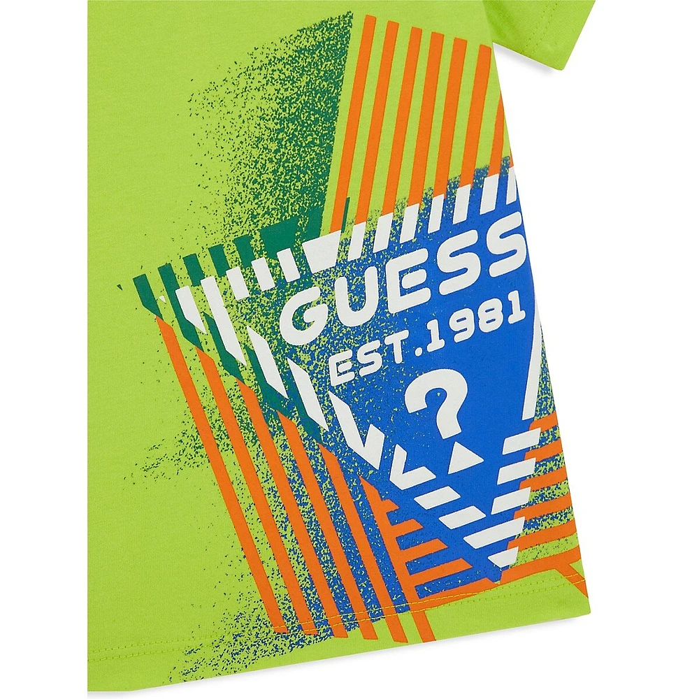 Little Boy's Guess Eco Glow T-Shirt