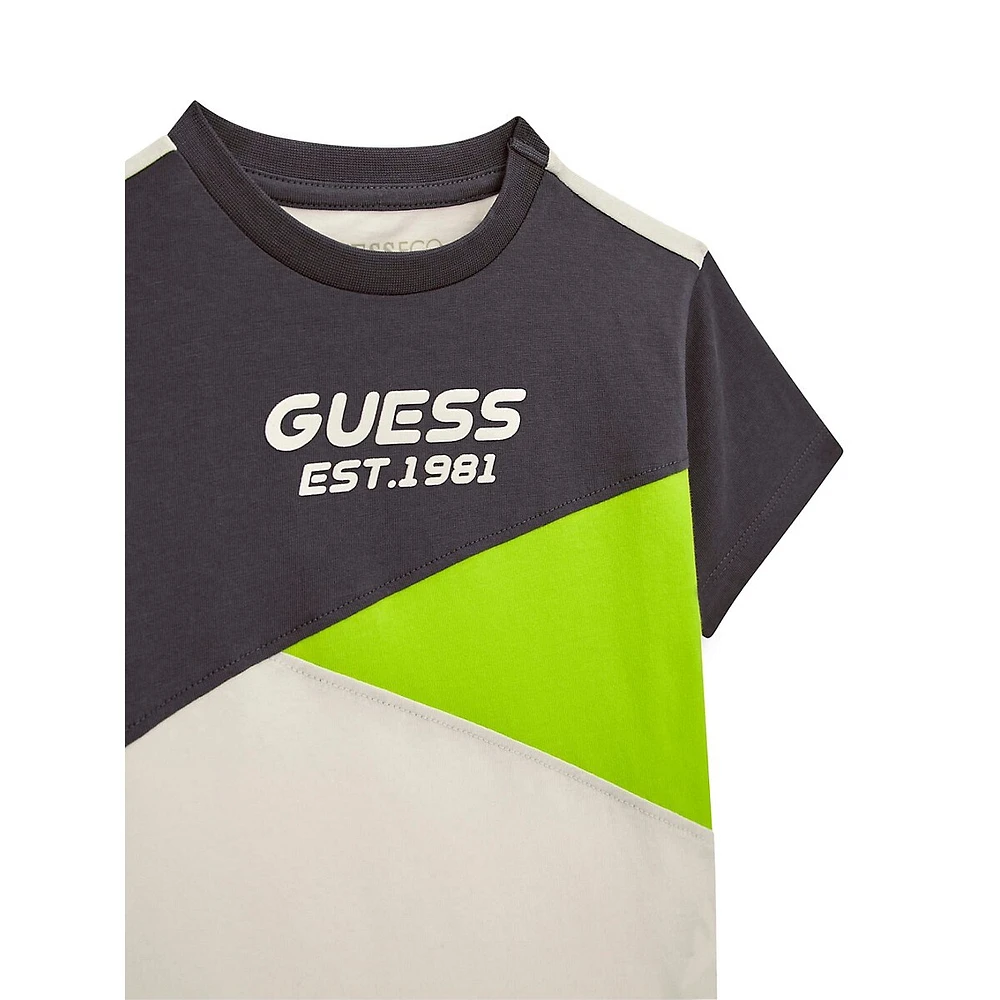 Boy's Guess Eco Colourblock T-Shirt