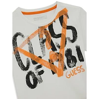 Boy's Guess Eco Graffiti Logo T-Shirt