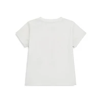 Baby Girl's Guess Eco Floral Logo T-Shirt