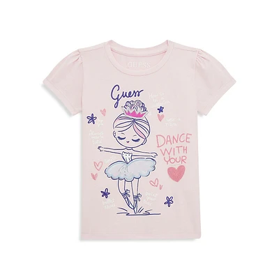 Little Girl's Dance With Your Heart T-Shirt