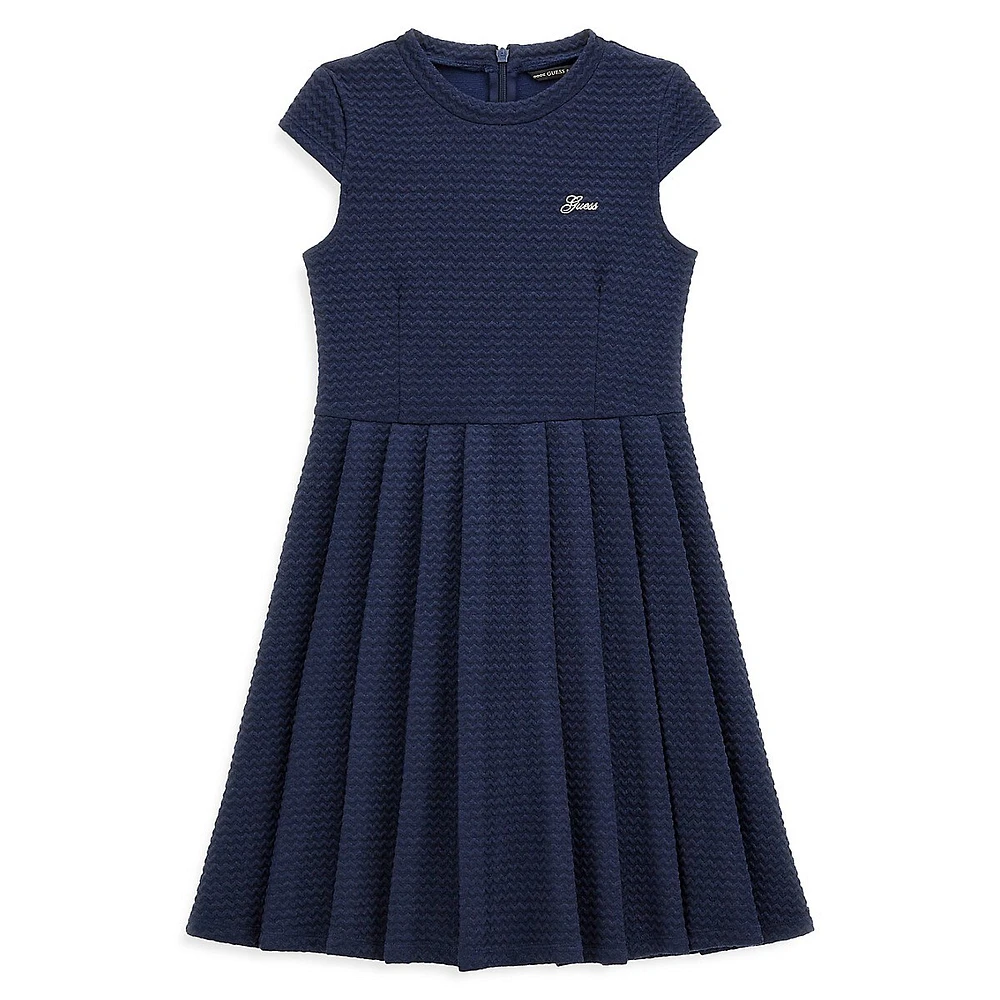 Girl's Eco Guess Jacquard-Knit Dress