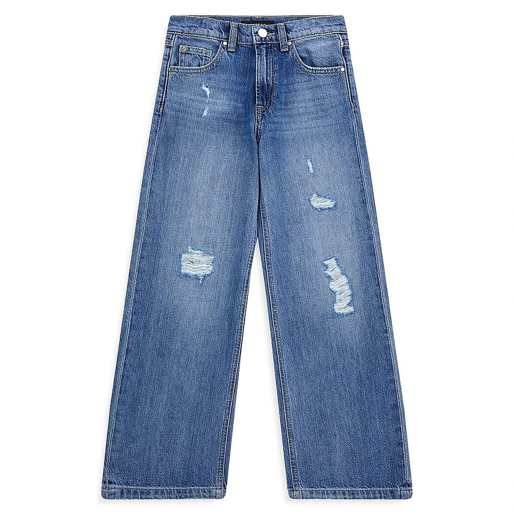 Girl's 90's Wide-Leg Jeans