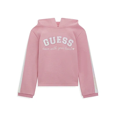 Little Girl's Logo Hooded Popover Top