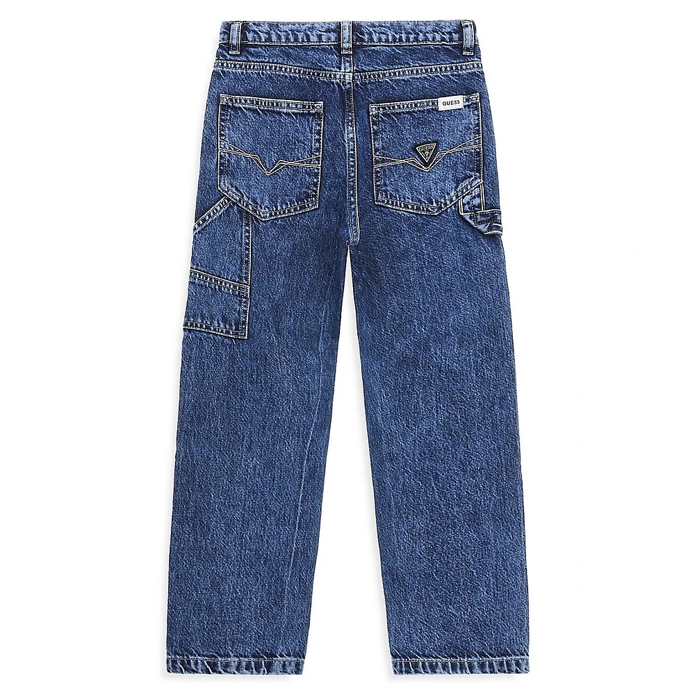 Boy's Rigid Denim Worker Pants