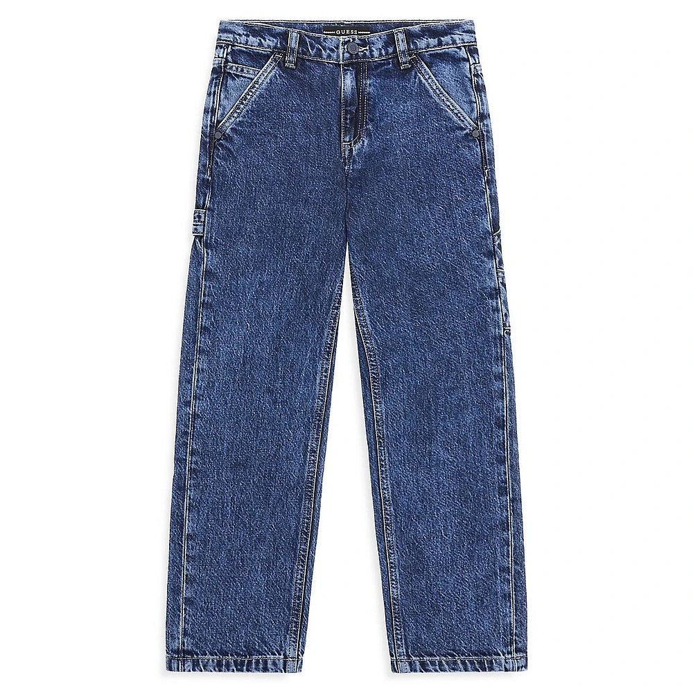 Boy's Rigid Denim Worker Pants