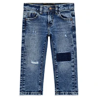 Little Boy's Removed Patch Slim-Fit Jean