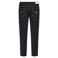 Rodeo Mid-Rise Straight-Leg Jeans