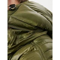 Adam Quilted Hooded Zip Puffer Jacket