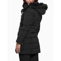 Calgary Faux Fur-Trimmed Puffer Jacket