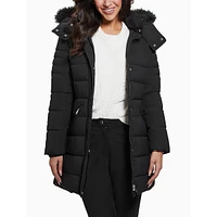 Calgary Faux Fur-Trimmed Puffer Jacket