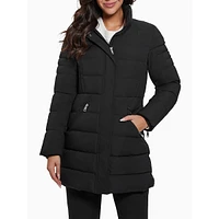 Calgary Faux Fur-Trimmed Puffer Jacket