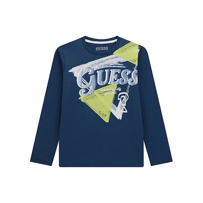 Boy's Logo-Graphic Long-Sleeve T-Shirt