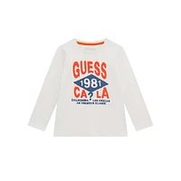 Little Kid's Long-Sleeve Logo T-Shirt