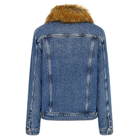 Gilda Denim & Faux Fur Jacket