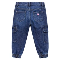 Kid's Straight-Leg Cargo Jogger Jeans