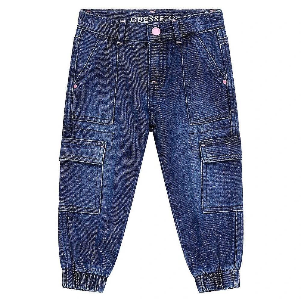 Kid's Straight-Leg Cargo Jogger Jeans