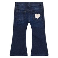 Little Girl's Stretch Flare Jeans