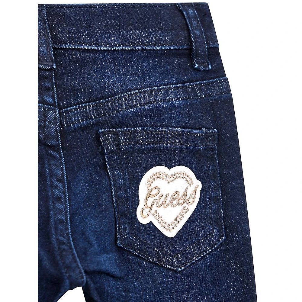 Little Girl's Stretch Flare Jeans