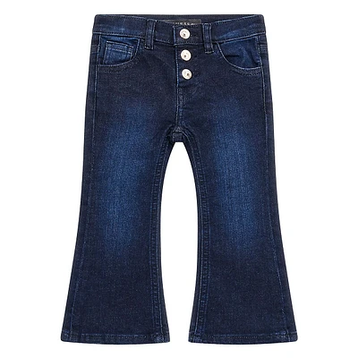 Little Girl's Stretch Flare Jeans