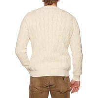 Evander Crewneck Cable Sweater