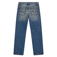 Boy's Straight-Leg Distressed Jeans